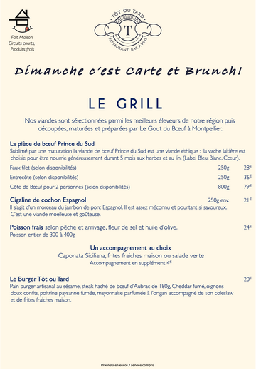 Dimanche Grill