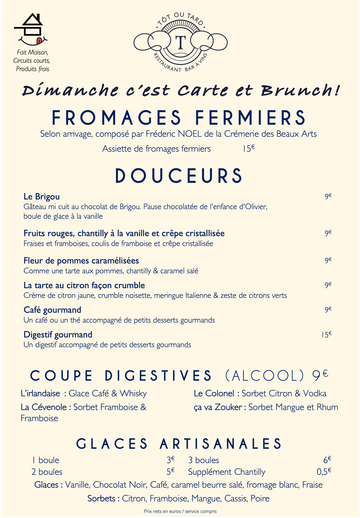 Dimanche Fromages & Douceurs