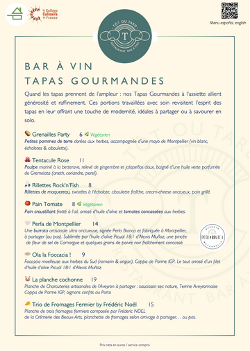 Bar à Vin & Tapas Gourmandes