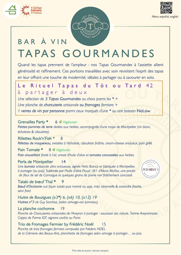 Bar à Vin & Tapas Gourmandes